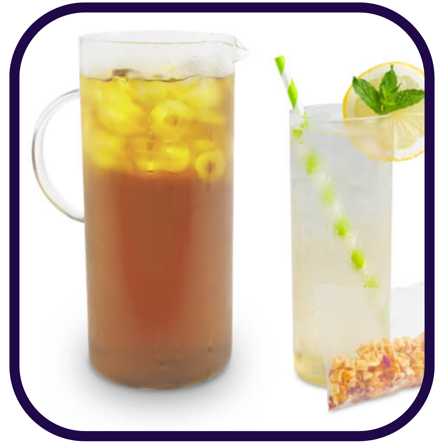 Tropical Bellini Fruit/Herbal Tea by the Quart