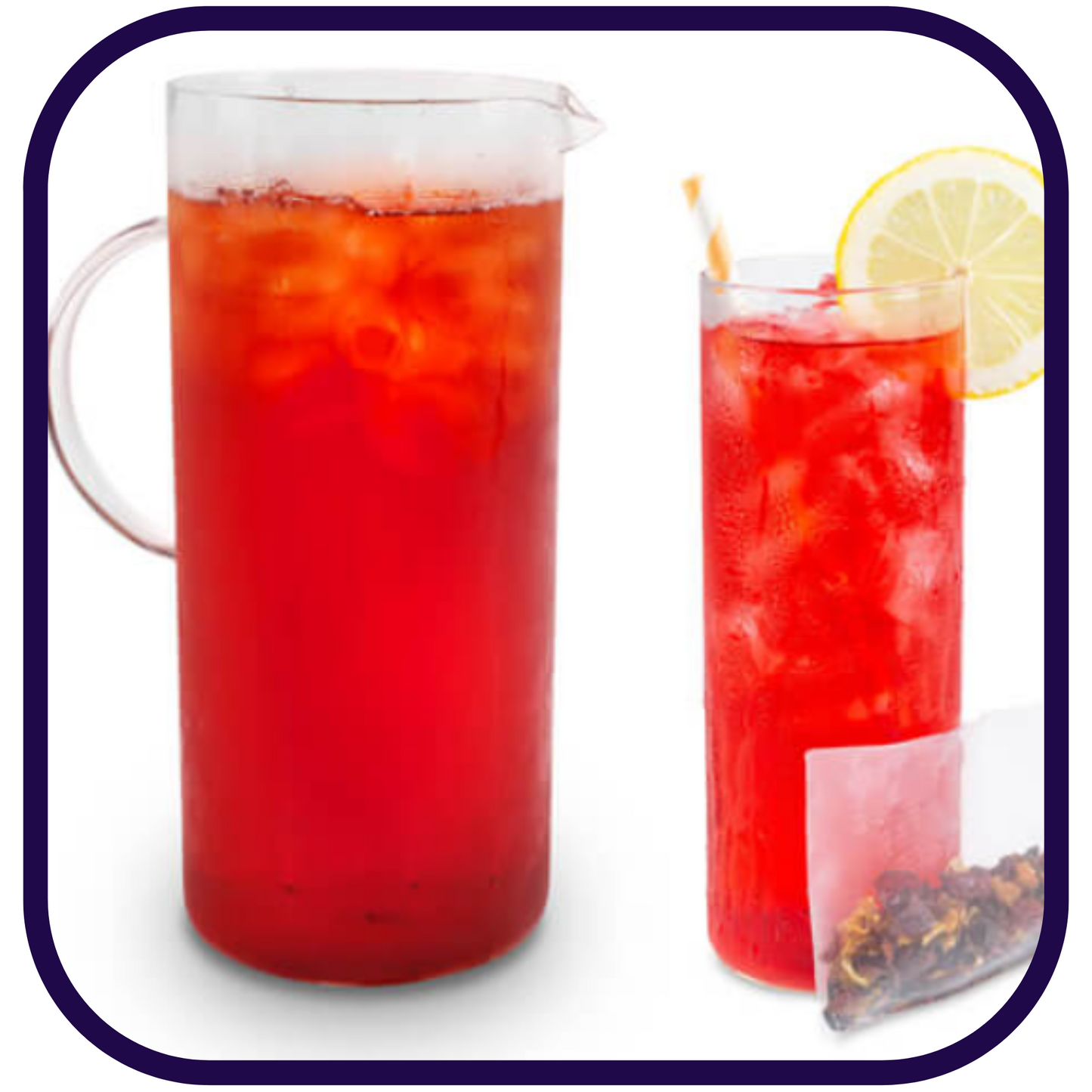 Tangy Hips Tango (Blood Orange & Hibiscus) Fruit/Herbal Tea by the Quart
