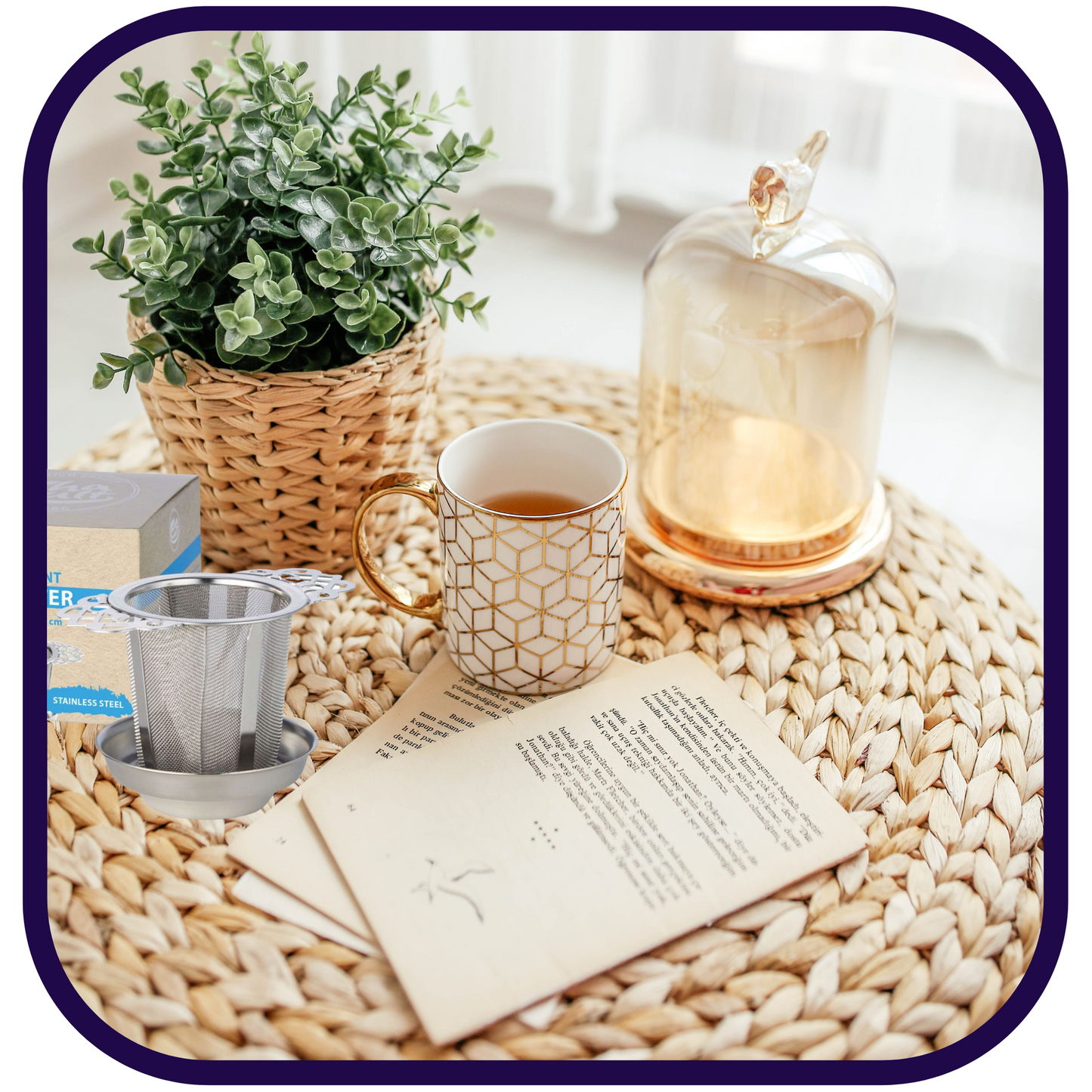 Tea Filter with Rest