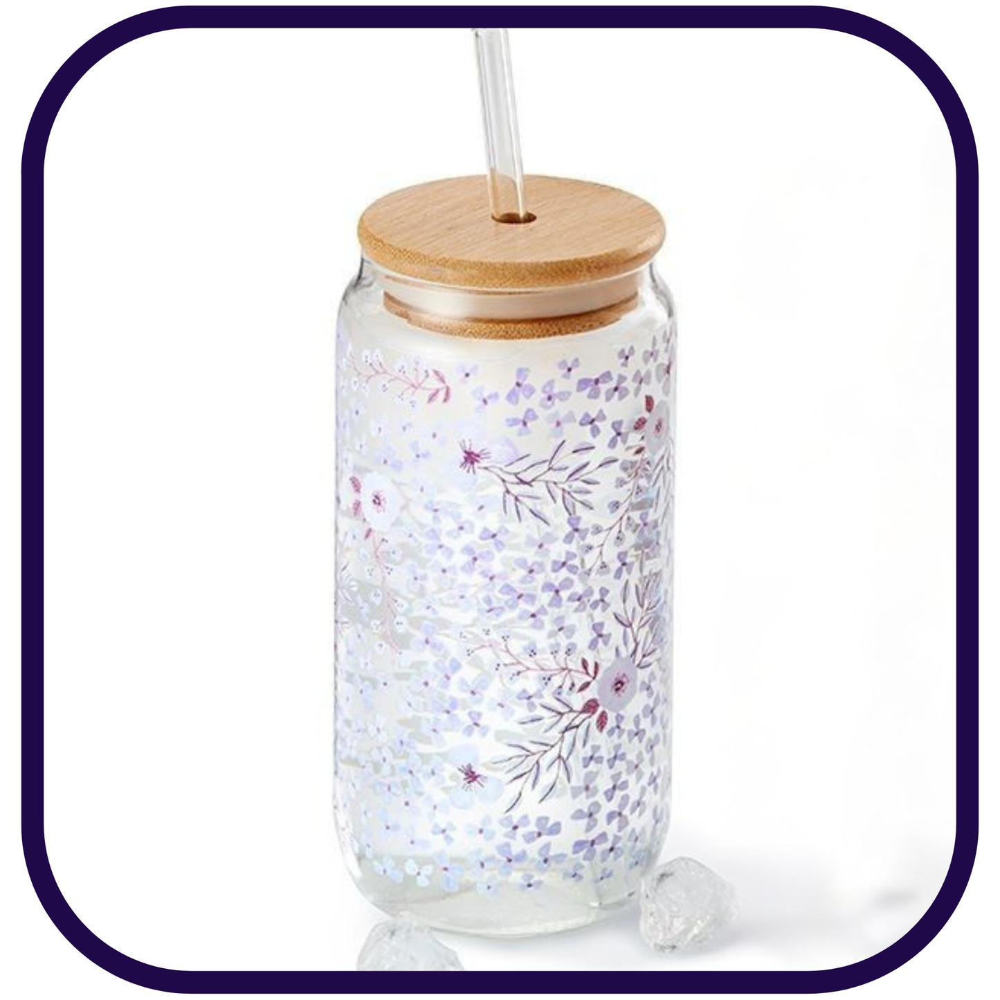 Color Changing Blossoms Glass