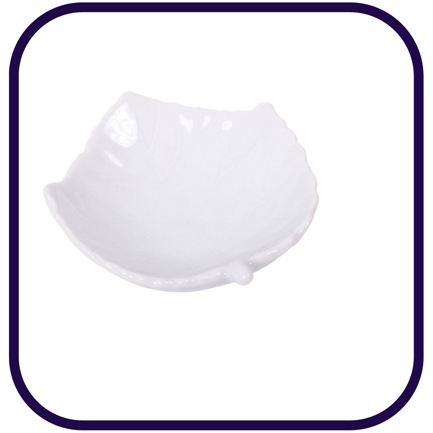 Porcelain Tea Caddy: Leaf