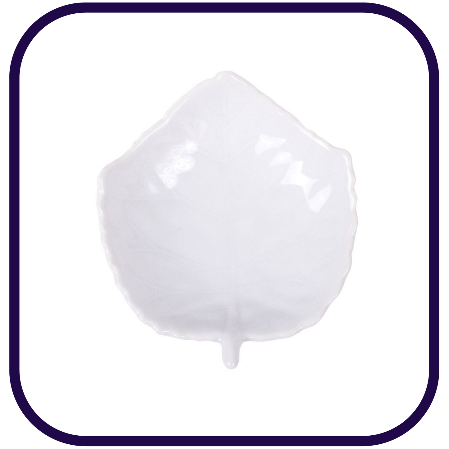 Porcelain Tea Caddy: Leaf