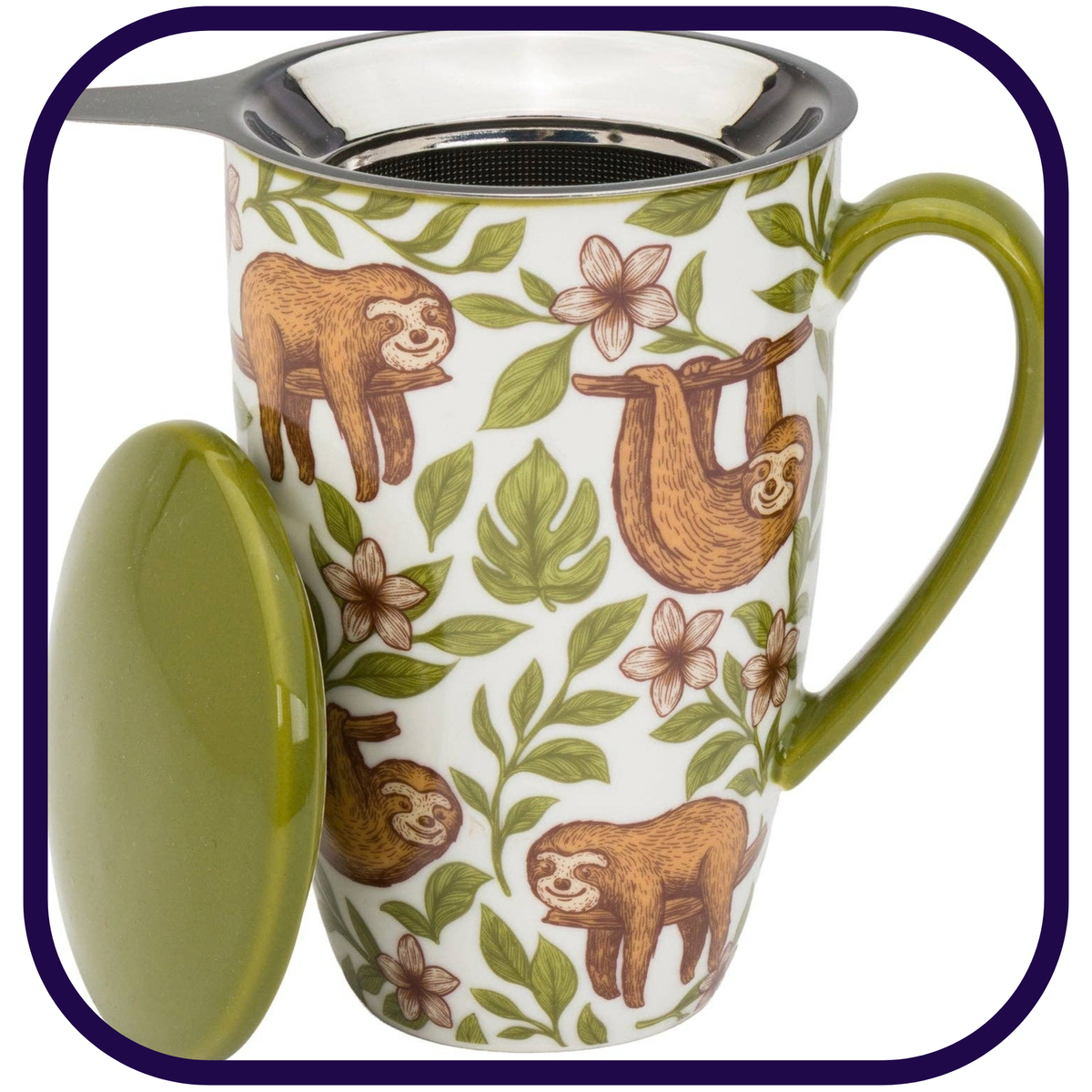 Sloth Tea Infuser Mug