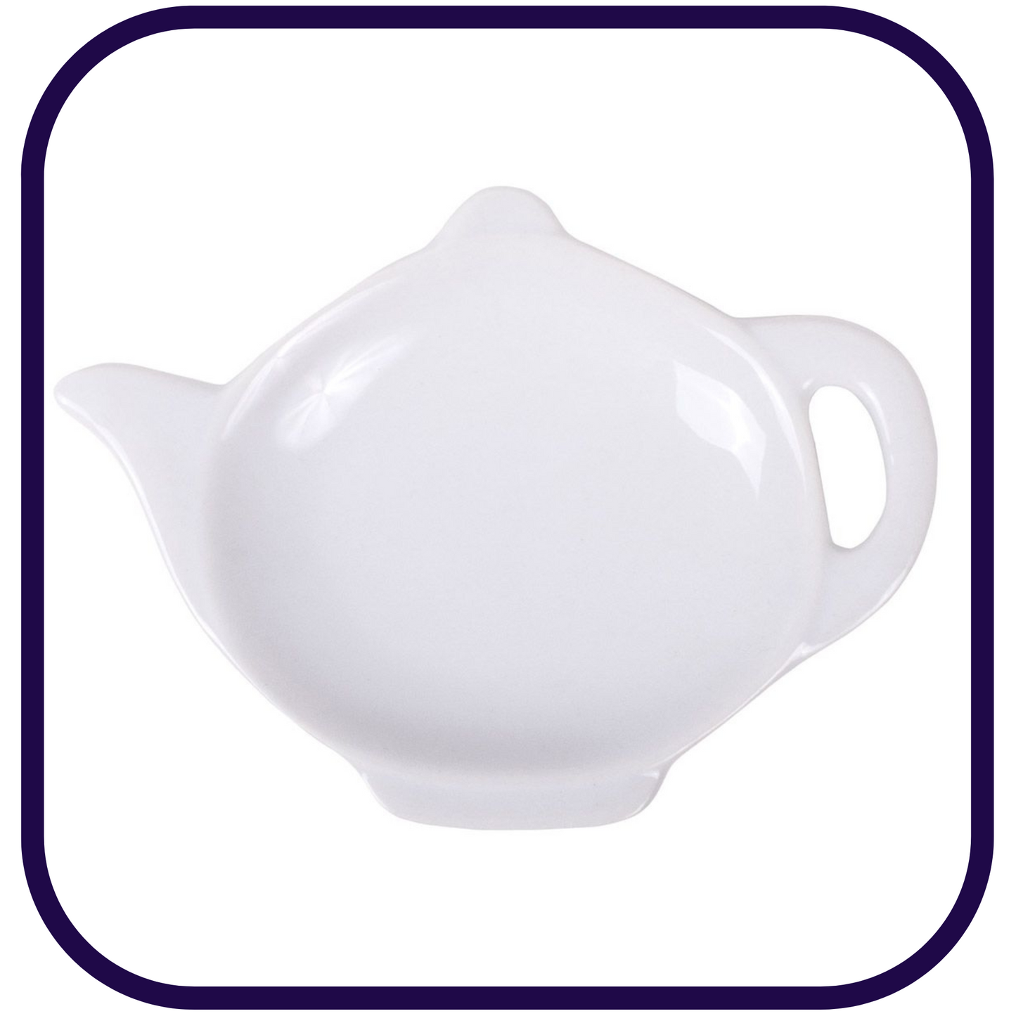 Porcelain Tea Caddy: Teapot