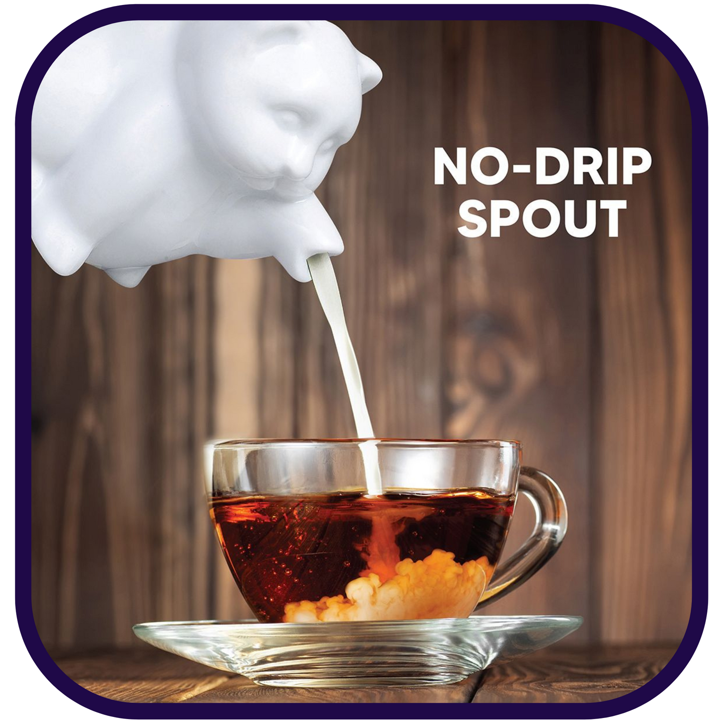 Porcelain Creamer: 2oz Mini Cat