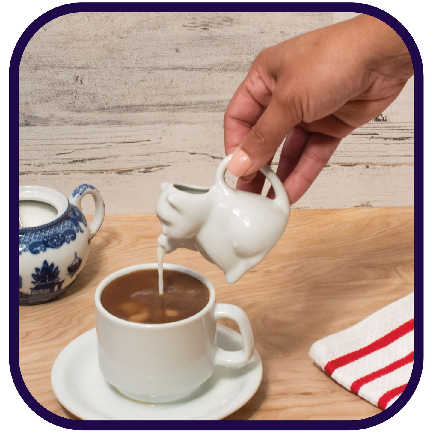 Porcelain Creamer: 2oz Mini Cat