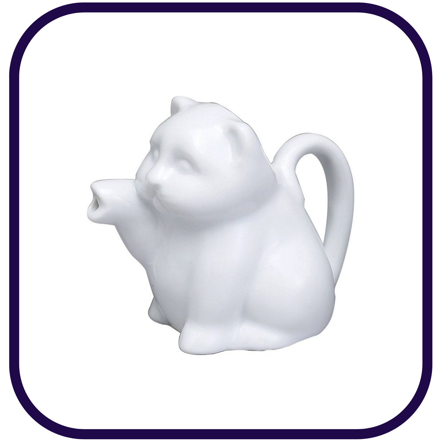 Porcelain Creamer: 2oz Mini Cat