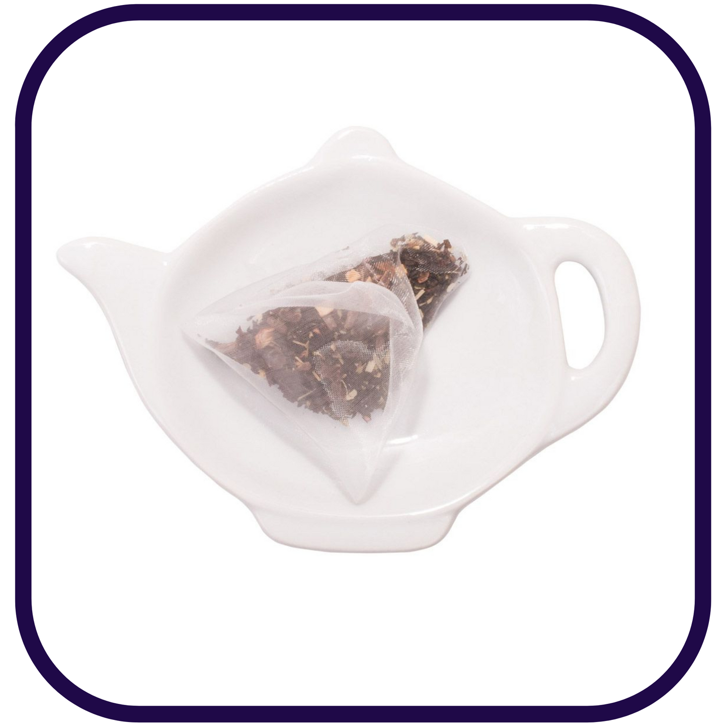 Porcelain Tea Caddy: Teapot
