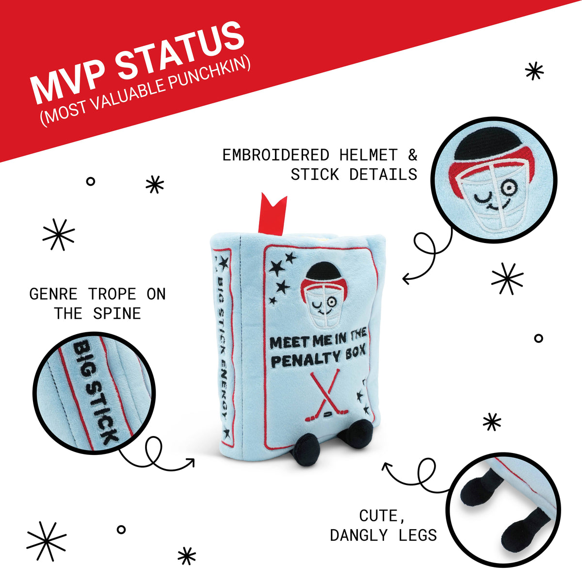 Plush Book - Hockey Penalty Box