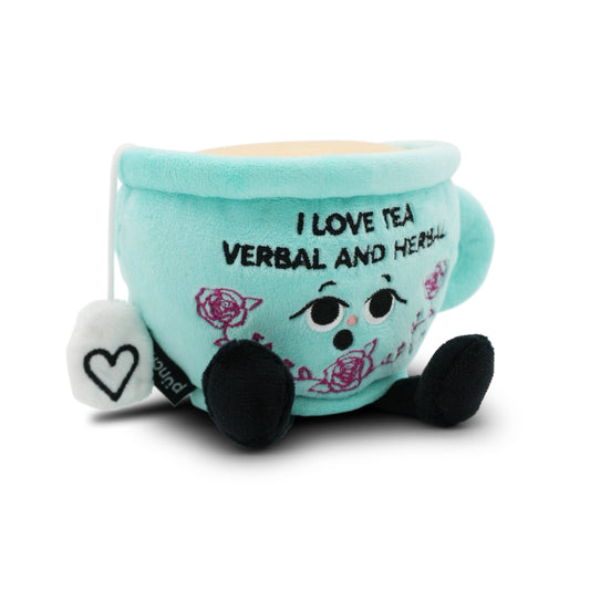 ' Verbal and Herbal Tea? ' Plush Gift Soft Funny Stuffed