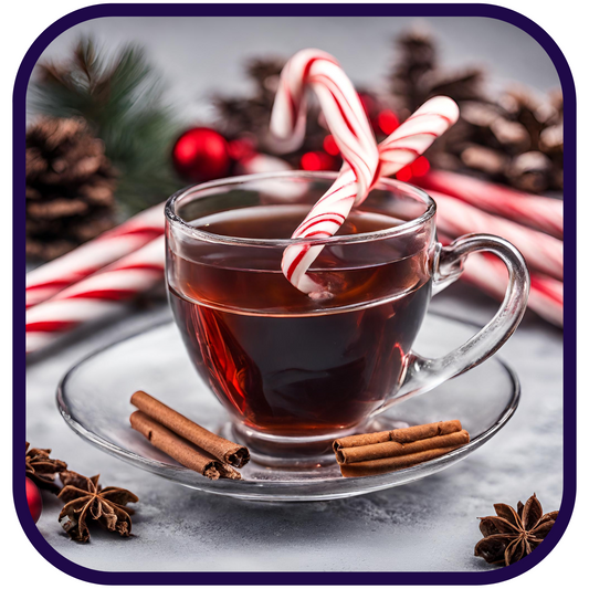 Candy Cane Cheer Black Loose Tea