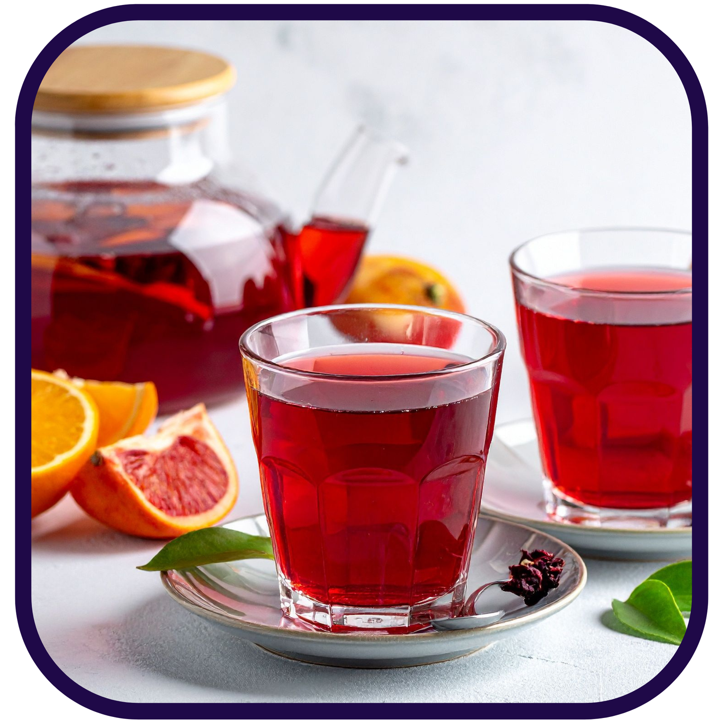 Tangy Hips Tango (Blood Orange & Hibiscus) Fruit/Herbal Tea by the Quart