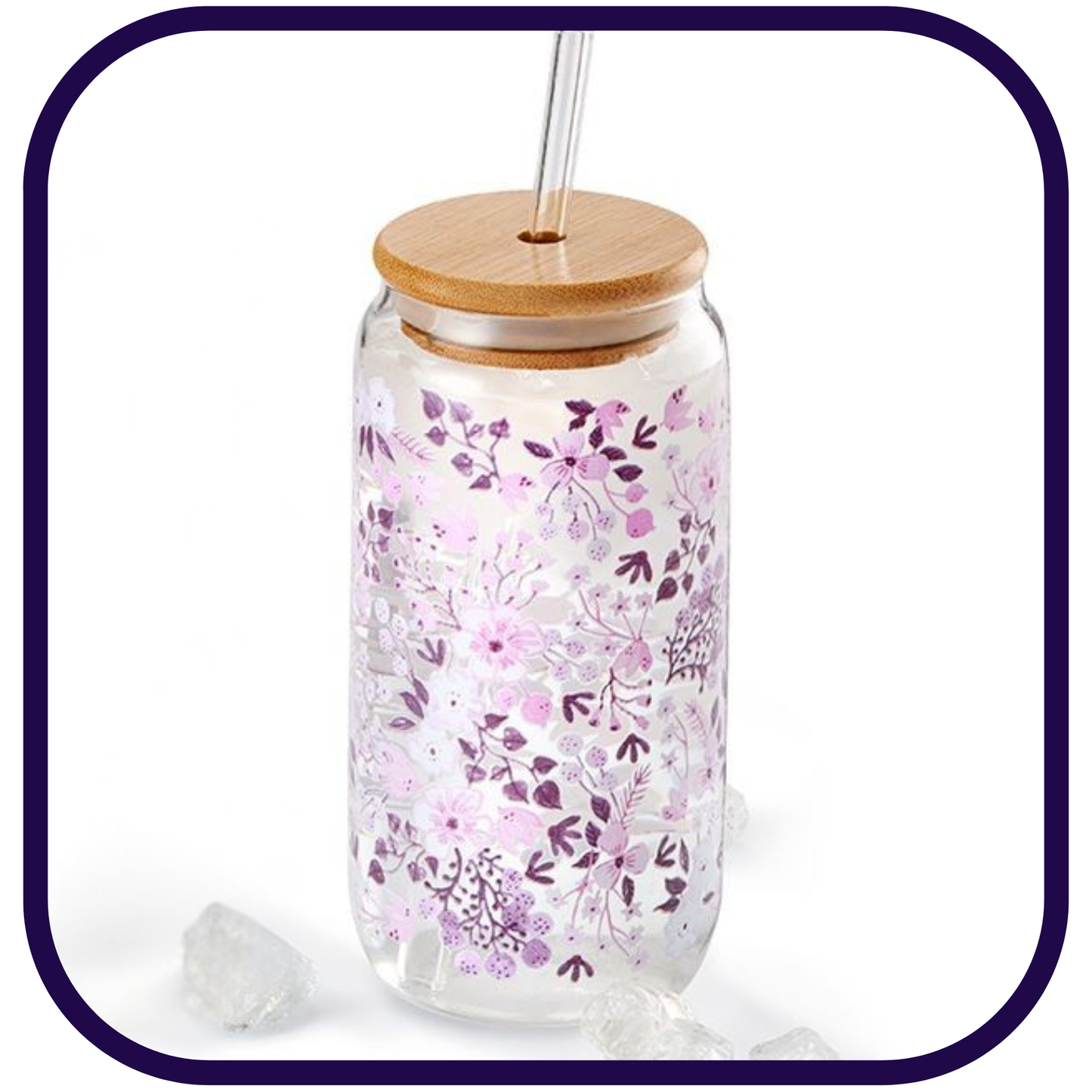 Color Changing Blossoms Glass