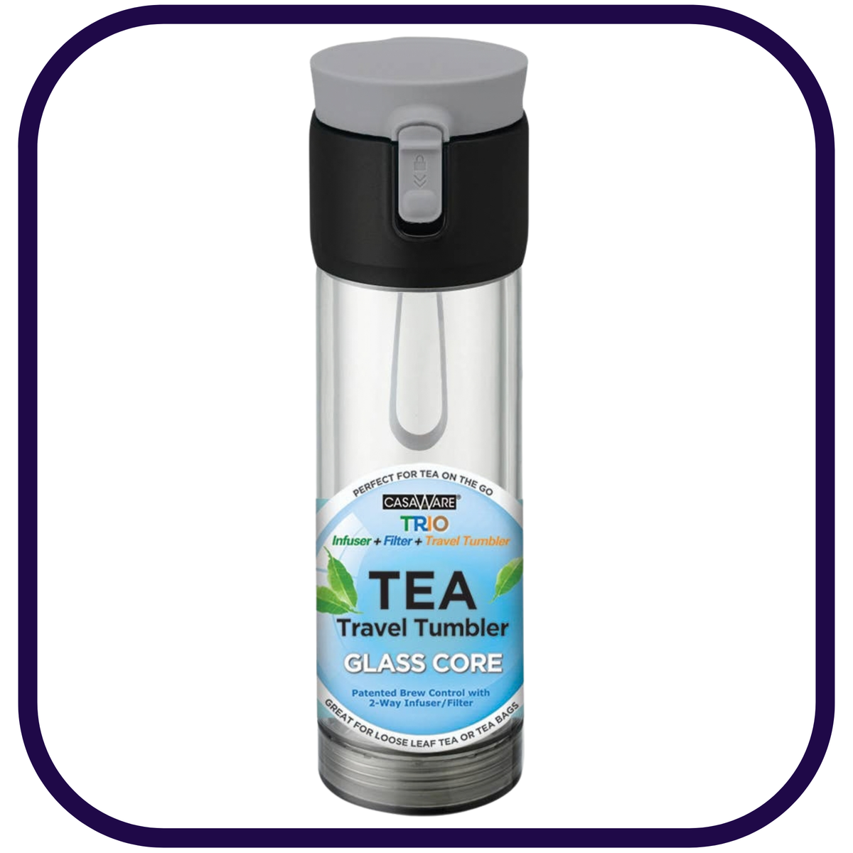 COMING SOON: 12oz Trio Clear Tea Travel Tumbler