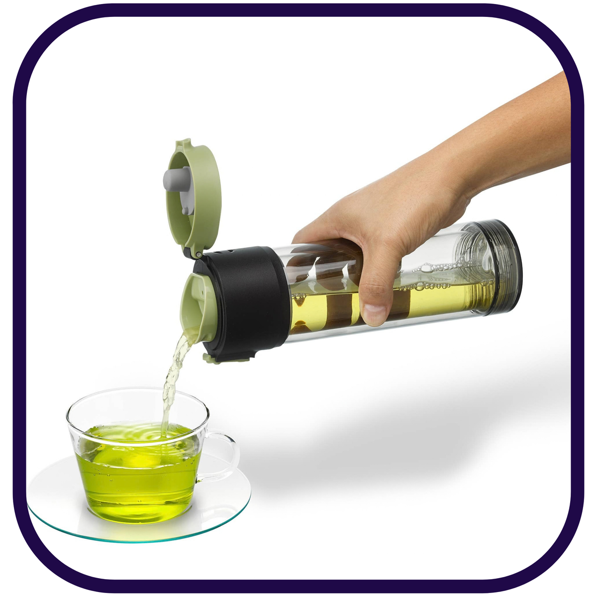 COMING SOON: 12oz Trio Clear Tea Travel Tumbler