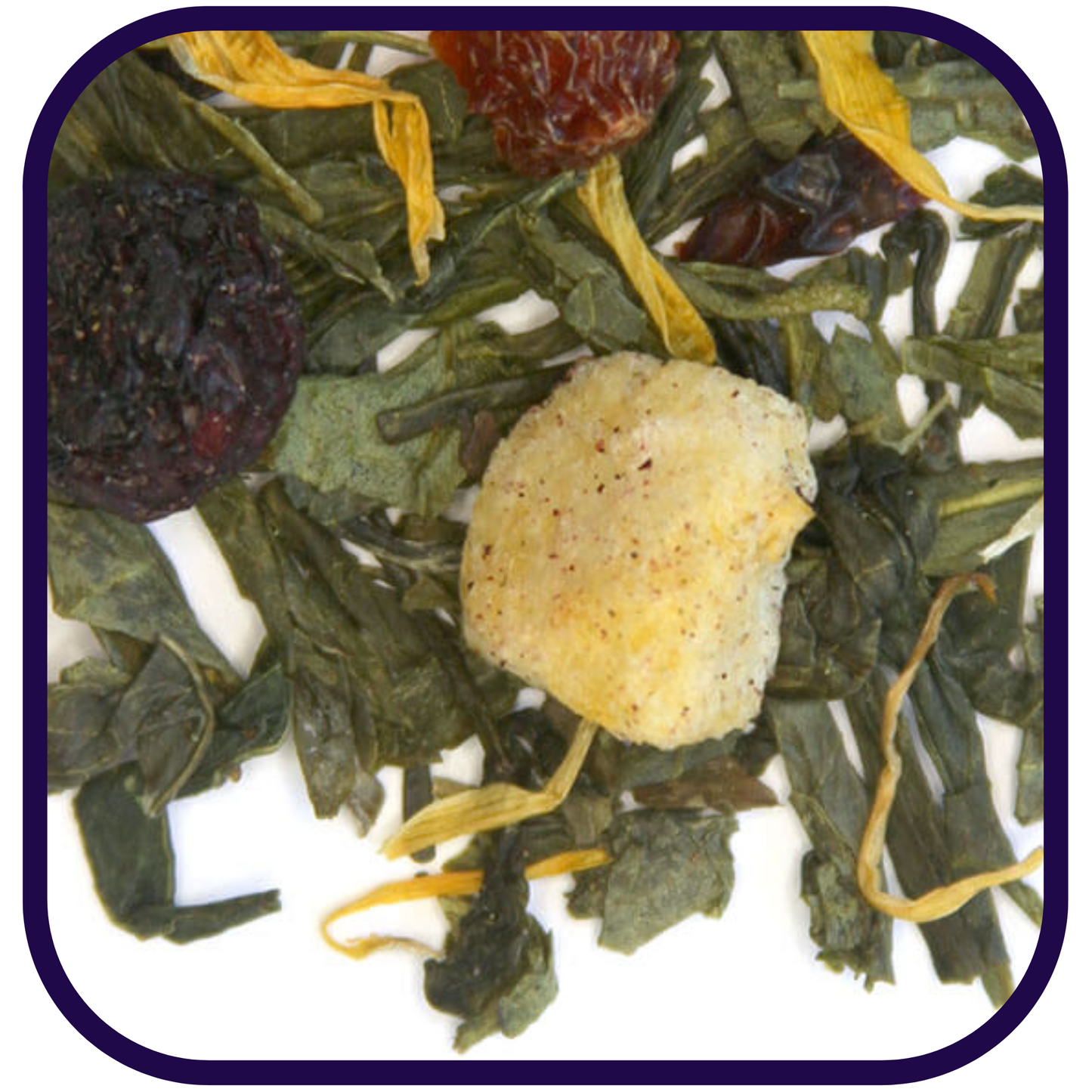 Magical Blueberry Peach Green Loose Leaf Tea