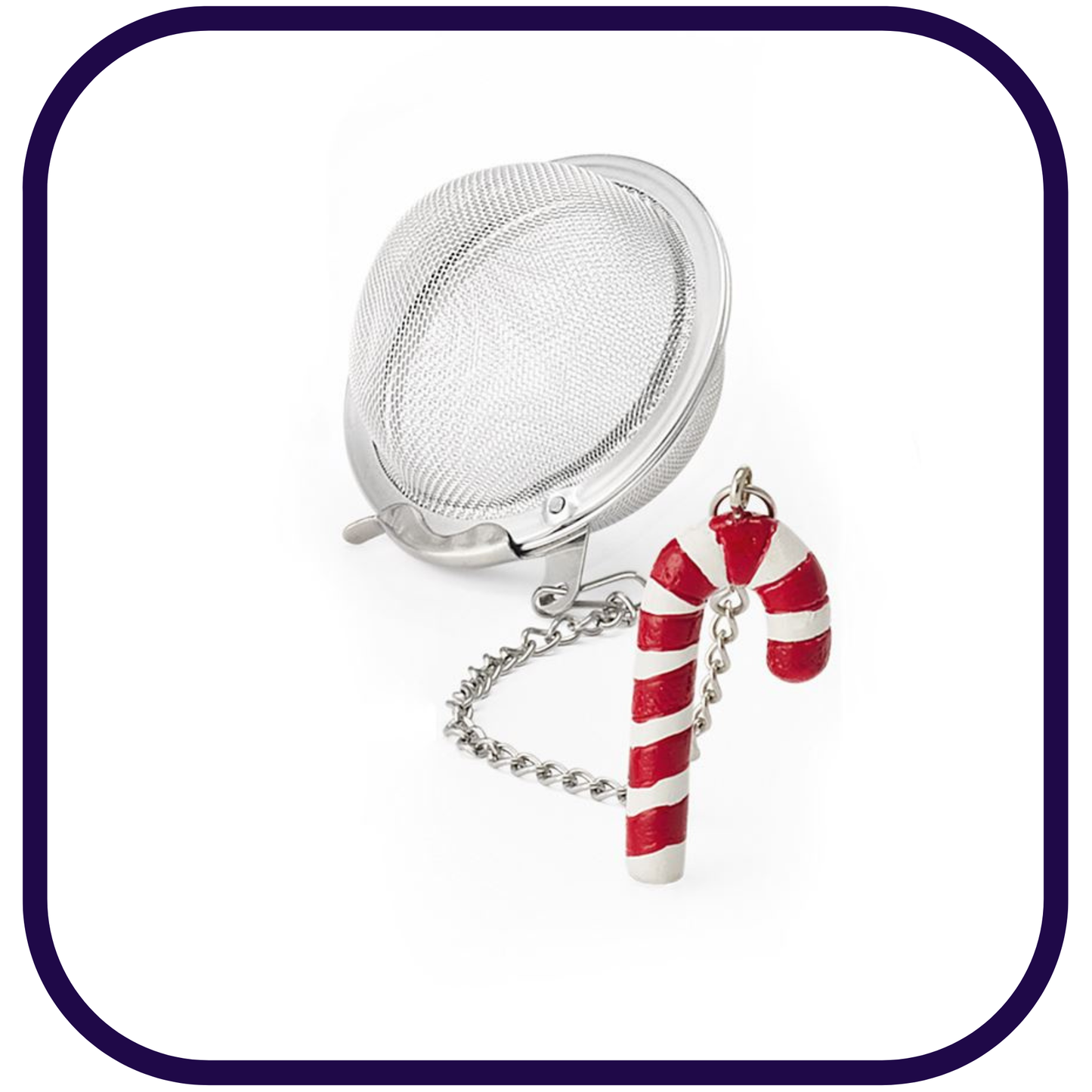 Tea Ball - Candy Cane