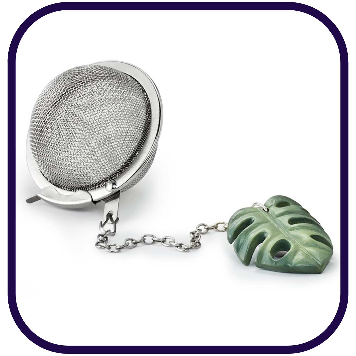Tea Ball - Monstera Leaf