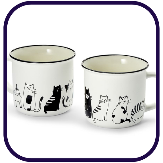 Pretty Kitties - 11.8 oz New Bone China Mug