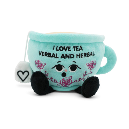 ' Verbal and Herbal Tea? ' Plush Gift Soft Funny Stuffed
