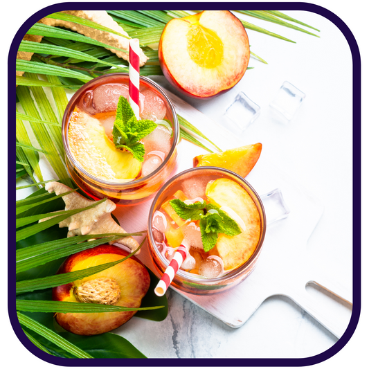 Blissfully Peachy Rooibos Tea